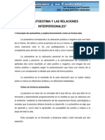 Actividad No. 2 - La Autoestima y Las Relaciones Interpersonales - Ser Humano y Su Contexto