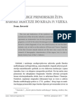 Ivan Jovović - Matične Knjige Primorskih Župa Barske Dijeceze Do Kraja 19. Vijeka PDF