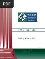 VCLA Writing PracticeTest 0612