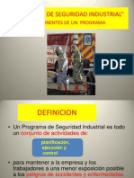 Programa de Seguridad Industrial Nov 2014