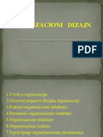 Organizacioni Dizajn