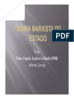 Slides - Marx, Engels, Lenin e o Estado