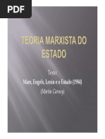 Slides – Marx, Engels, Lenin e o Estado