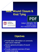 Basic Wound Closure and Knot Tying