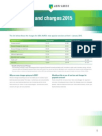 Tariffs Payment Services Changes 2015