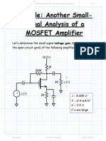 Example Another MOSFET Small-Signal Analysis