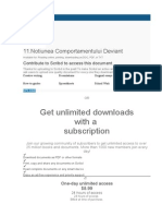 Get Unlimited Downloads With A Subscription: 11.notiunea Comportamentului Deviant