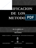 Clasificación de Los Métodos Juridicos