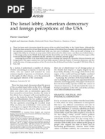 Israel Lobby American Democracy