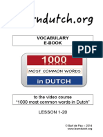 E Book Lesson 1-20-1000DutchWords