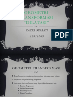 Geometri Transformasi - Dilatasi