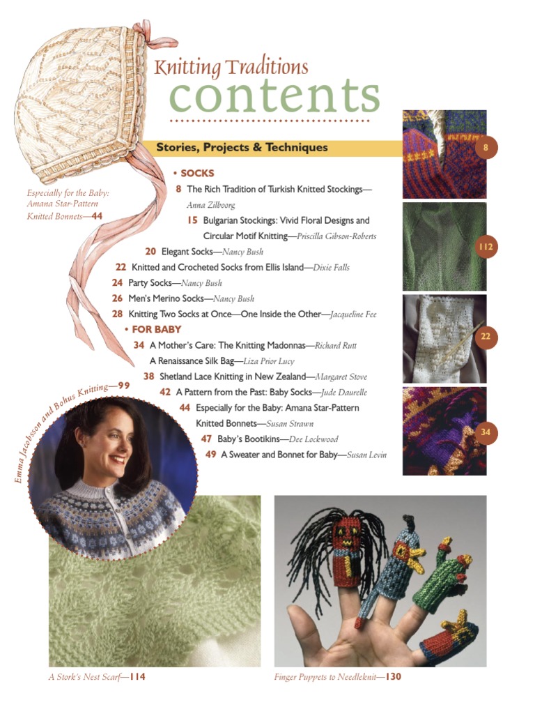 Knitting Traditions PDF Clothing
