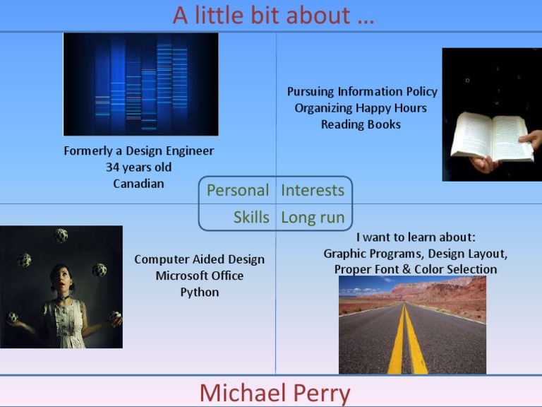 Michael Perry: Design Skills & Interests | PDF