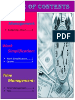 Money Management:: Work Simplification