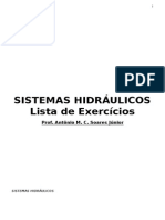 Lista de Exercícios - Hidráulica