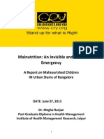 Final Report On Malnutrition PDF