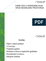 Neizolovane Cevi U Zgradama Koje Prolaze Kroz Negrejane Prostorije (Armacell)