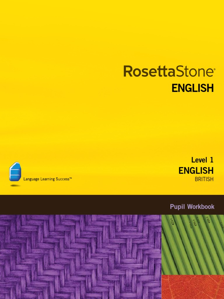 Rosetta Stone English Level 1