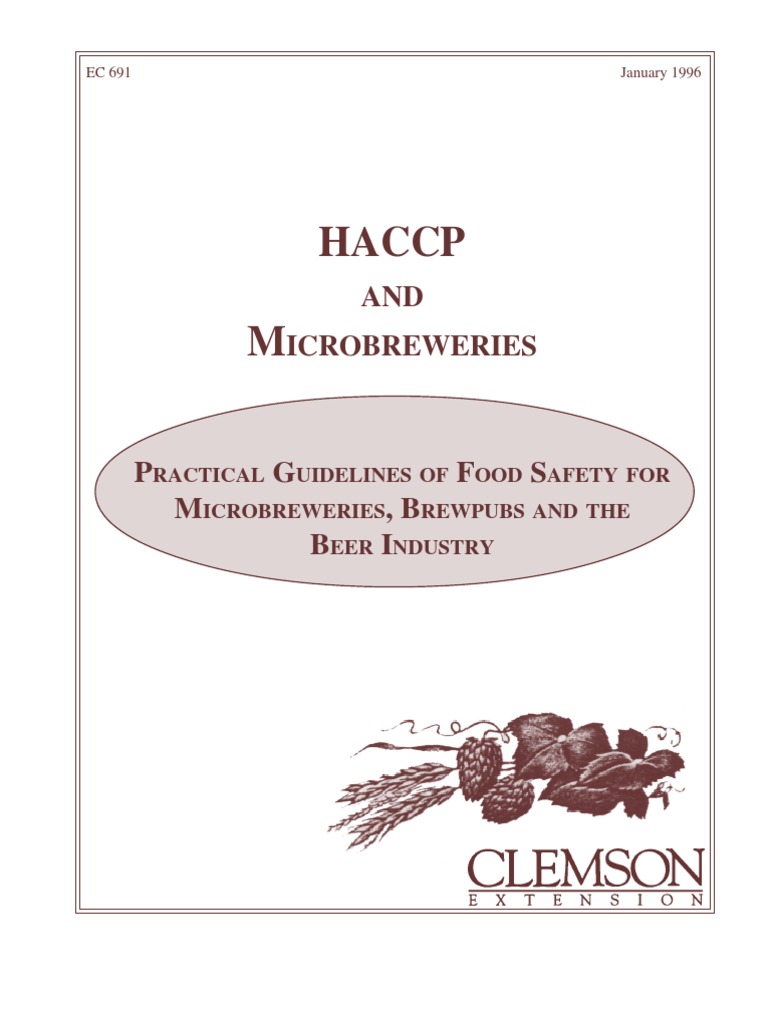 HACCP Guidelines for Microbreweries | PDF | Beer | Microbrewery