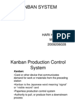 Kanban System: Hari Haran.K M.E (C.I.M) 2009206028