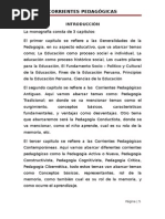 Corrientes Pedagogicas