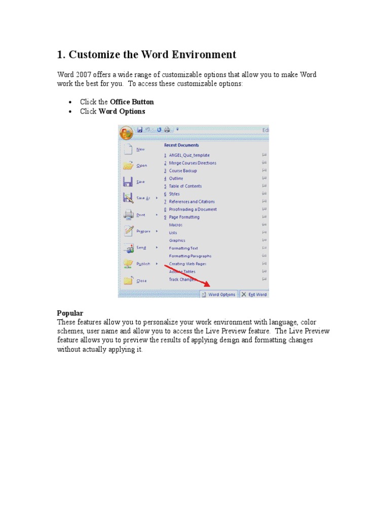 Complete Microsoft Word Tutorial Pdf