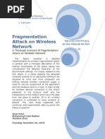 Fragmentation Attack On A Wireless Networkdoc968