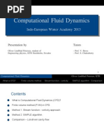 Computational Fluid Dynamics: Indo-European Winter Academy 2013