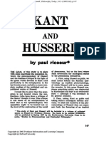 [1966] Ricoeur, P. - Kant and Husserl