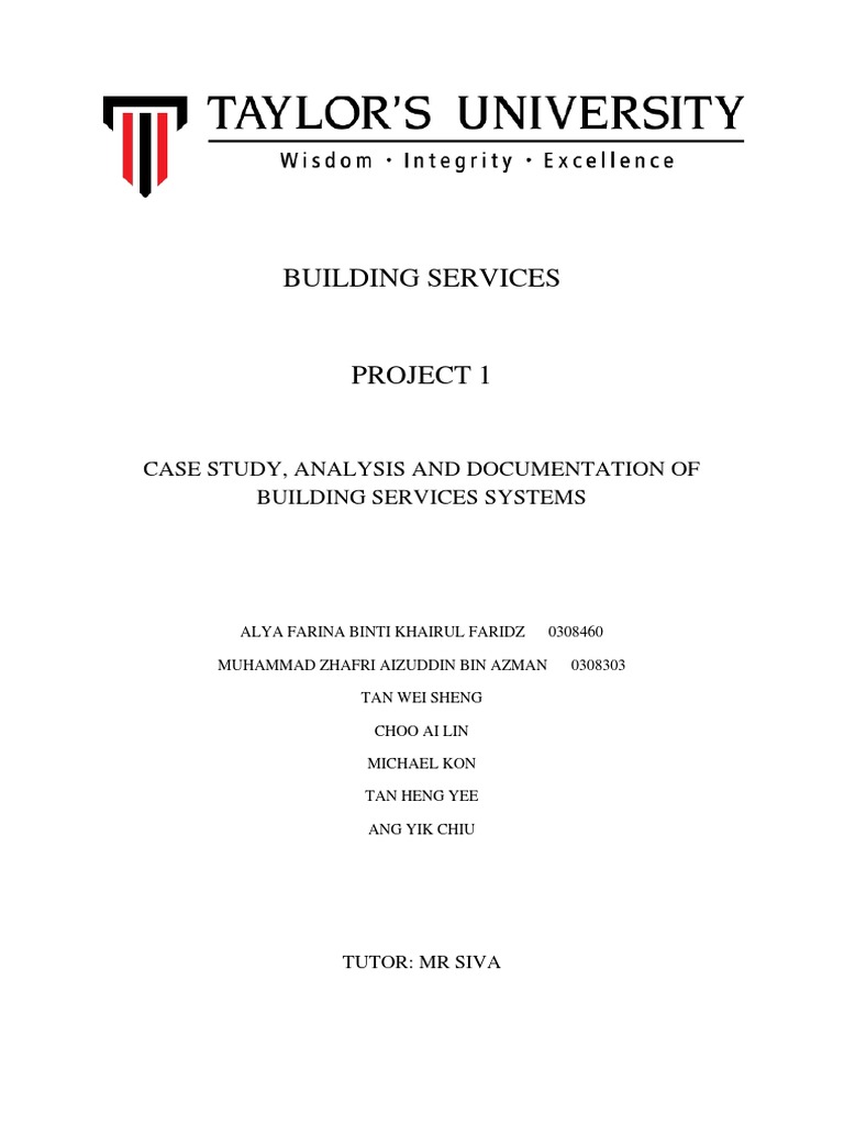 Building Services Systems Case Study | PDF | Fire Sprinkler System ...
