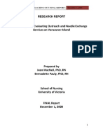 Evaluation of Needle Exchange: Research REPORT Dec 18