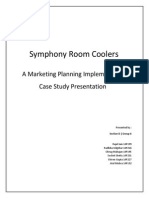 Symphony Room Coolers: A Marketing Planning Implementation Case Study Presentation