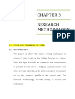 Research Methodology: 3.1 Title and Problems Defined 3.2 Methodlogy