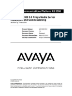 102.1.6 Avaya Media Server Installation and Commissioning