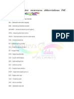 List of Computer Awareness Abbreviations PDF Download