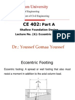 6 Eccecntric Footing