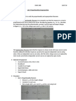 Lab 3 Proportionality & Superposition: in Out