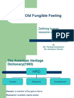 That Old Fungible Feeling Presentation