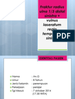 Fraktur Radius Ulna 1/3 Distal