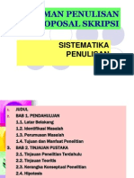 PANDUAN PENULISAN PROPOSAL SKRIPSI (P. Mandra)