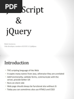 Online Seminar - JavaScript & JQuery 