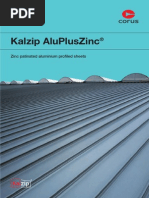 Kalzip Alupluszinc: Zinc Patinated Aluminium Profiled Sheets