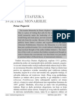 Petar Popović - Dante I Metafizika Svjetske Monarhije PDF
