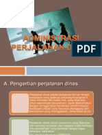 Administrasi Perjalanan Dinas