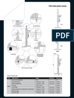 Pipe Welding Gage: Pipe Wall Thickness Bevel On End Preparation