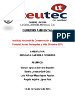 Icf Informe iNSTITUTO DE CONSERVACION FORESTAL.