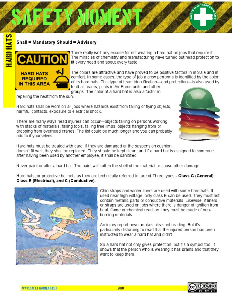 Hard Hat Safety Guidelines and Importance | PDF | Hat | Safety