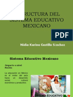 Estructura Del Sistema Educativo Mexicano