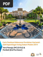 Garis Panduan Kebenaran Perolehan Hartanah Oleh Kepenting Asing Dalam Medini (2014)