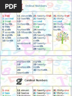 Ordinal Numbers 1 to 10 Guide | PDF